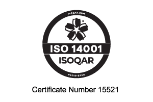 Kitemark for ISOQAR ISO 14001 Certificate No.15521