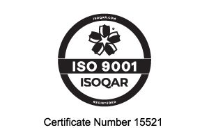 Kitemark for ISOQAR ISO 9001 Certificate No.15521