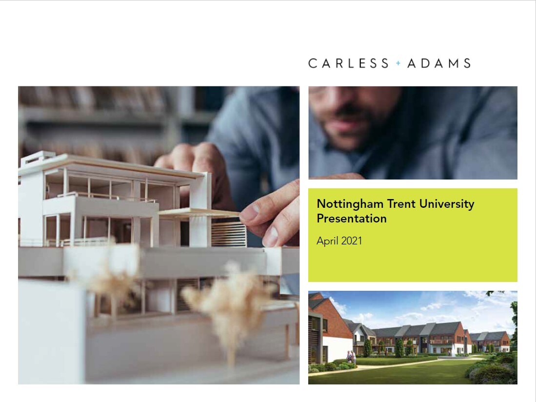 Carless + Adam Architects presentation to NTU