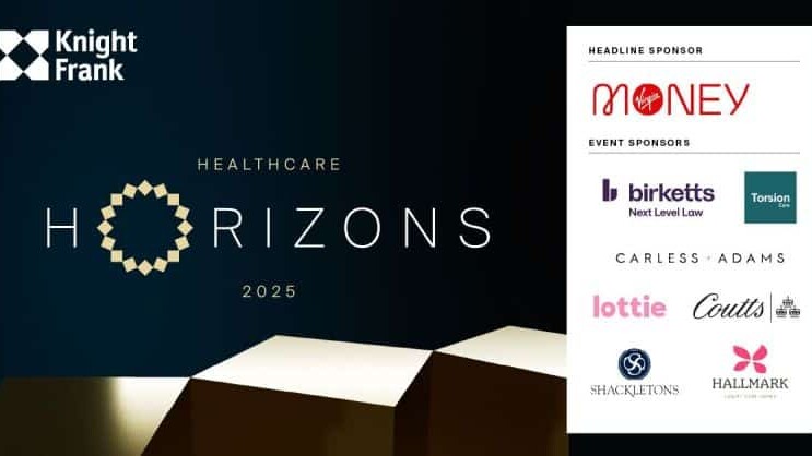 Knight Frank Healthcare Horizons information on date and sponsors