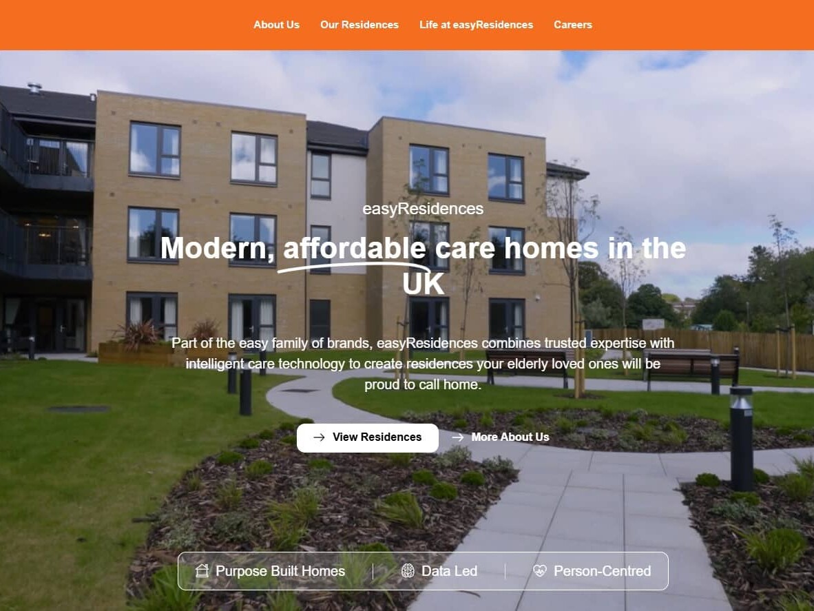 EasyResidences webpage