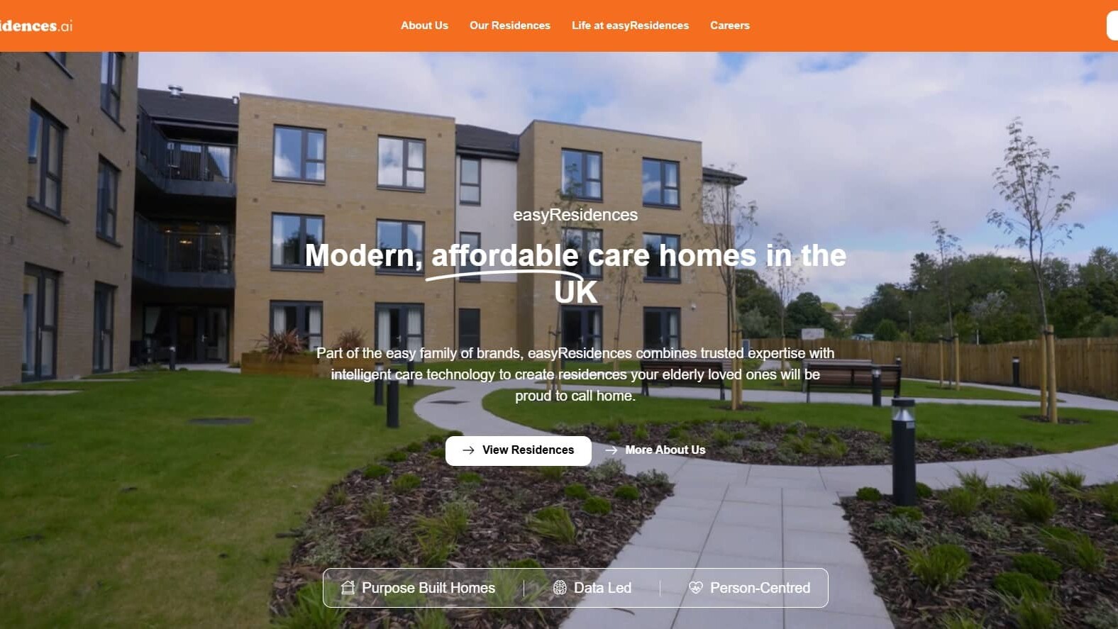 EasyResidences webpage