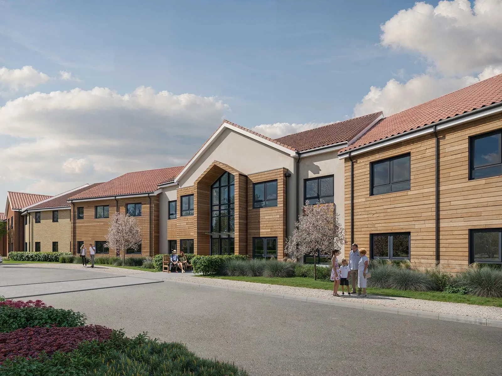 CGI of Easyresidence care home in Lowestoft